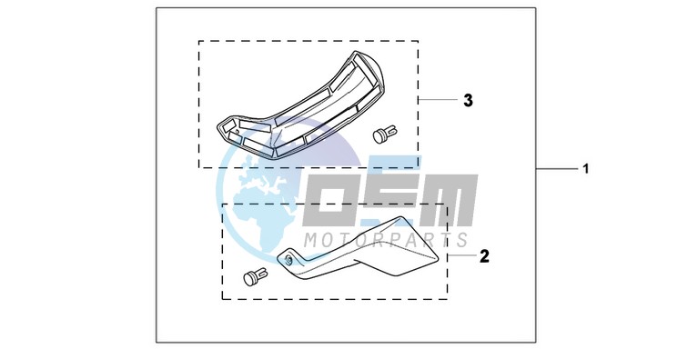 KIT,FOOT DEFLECTOR