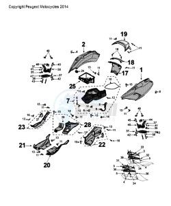 SAT 2 400 MX drawing REAR PANELS