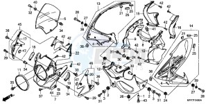 XL700VB drawing COWL