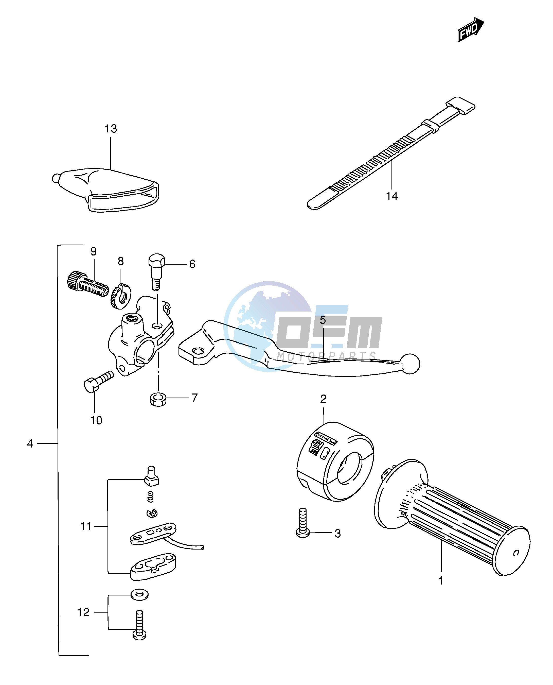 RIGHT HANDLE LEVER