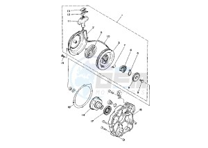 YFA BREEZE 125 drawing STARTER ASSY