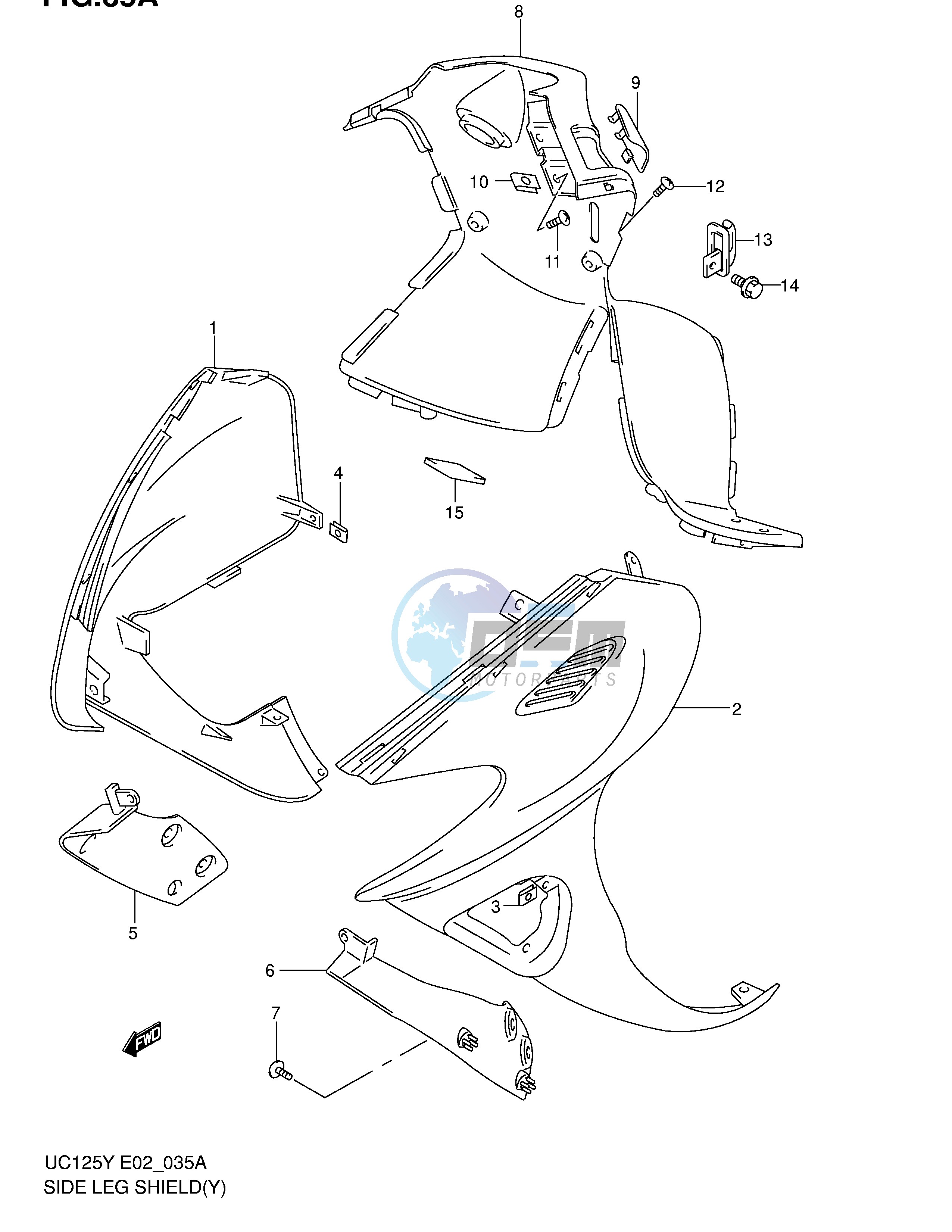 SIDE LEG SHIELD (MODEL Y K1)