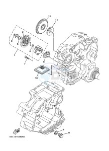 YBR125E YBR 125E (BN9M) drawing OIL PUMP