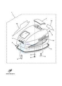 9-9F drawing FAIRING-UPPER