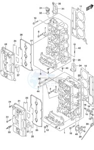 DF 350A drawing Cylinder Head