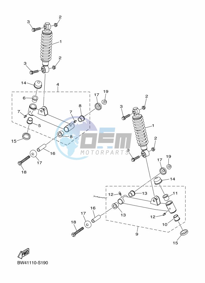 FRONT SUSPENSION & WHEEL