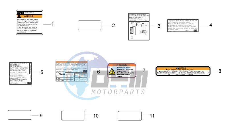 Technical decals