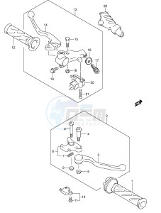 VL250 (E19) drawing HANDLE LEVER