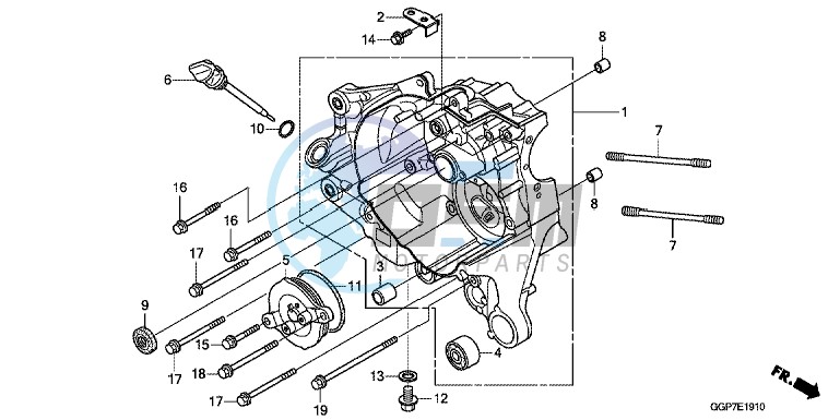 RIGHT CRANKCASE