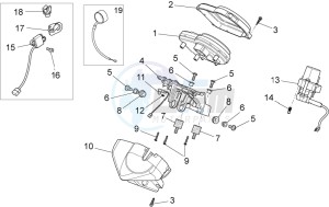 Griso S.E. 1200 8V drawing Dashboard