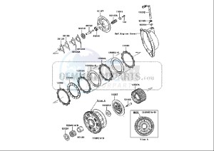 ZX-10R NINJA - 1000 cc (EU) drawing CLUTCH