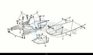 SYMPHONY ST 50 (XL05W1-EU) (E5) (M1) drawing FLOOR PANEL - CENTER COVER