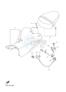 YZF-R1 YZF-R1M 998 R1 (2SG1 2SG2) drawing SEAT