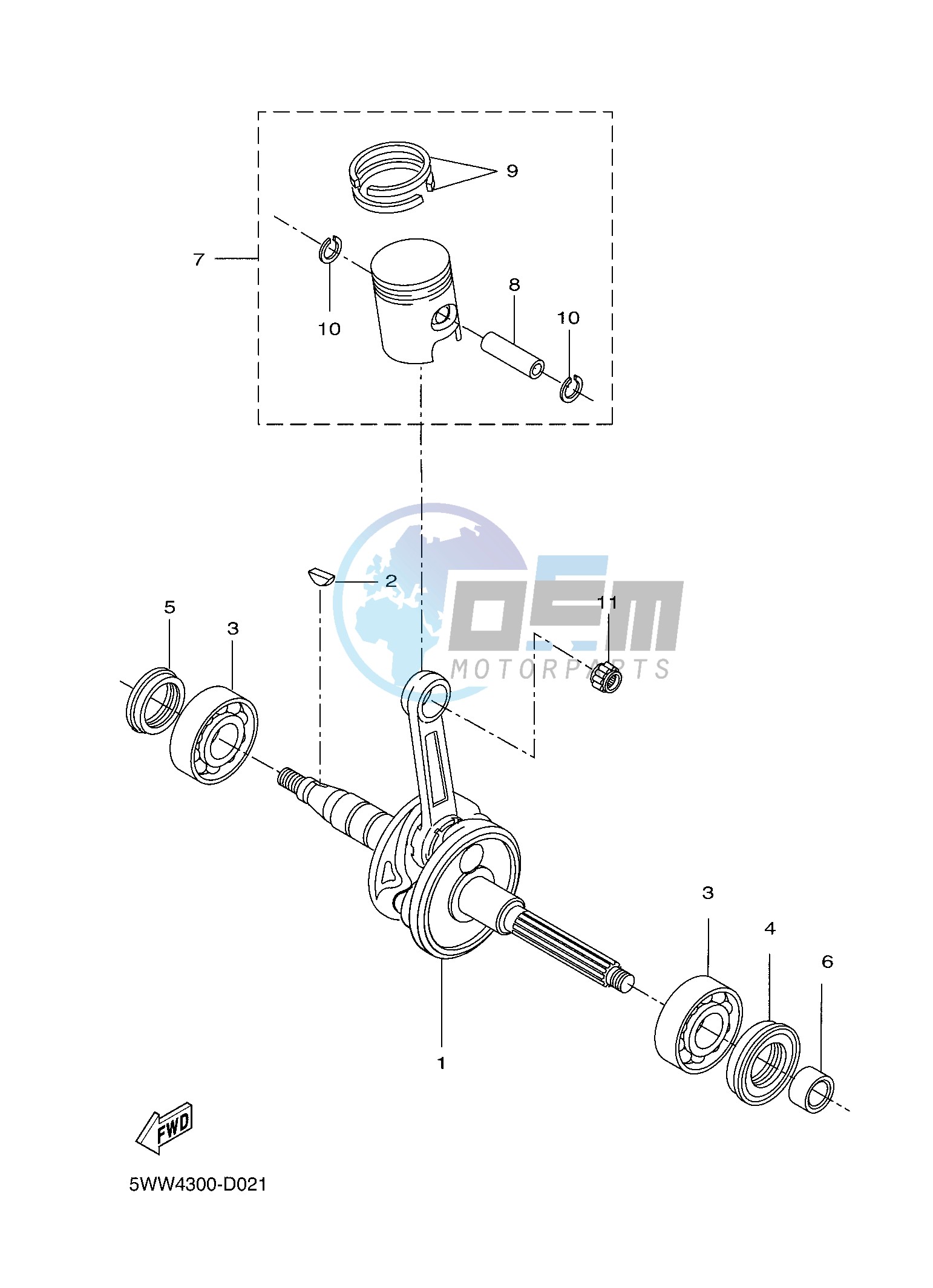 CRANKSHAFT & PISTON