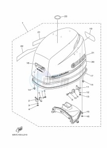 FL115AET1X drawing FAIRING-UPPER