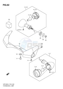 VZR1800 (E2) INTRUDER drawing TURNSIGNAL LAMP (VZR1800ZL1 E19)