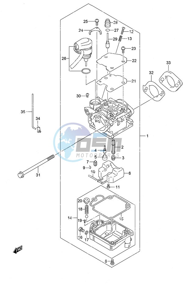 Carburetor w/Remote Control