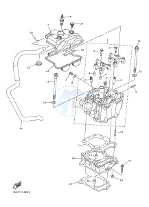 YZ250F (1SM5 1SM6 1SM7 1SM8) drawing CYLINDER