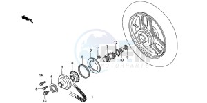 SK50M drawing PEDAL CHAIN