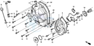 CBR600F3 drawing RIGHT CRANKCASE COVER