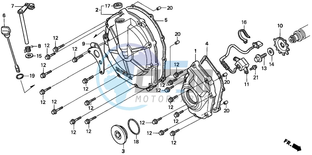 RIGHT CRANKCASE COVER