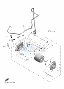 YZ450F (B2WA) drawing STARTING MOTOR