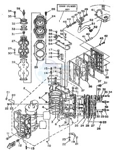 115C drawing CYLINDER--CRANKCASE