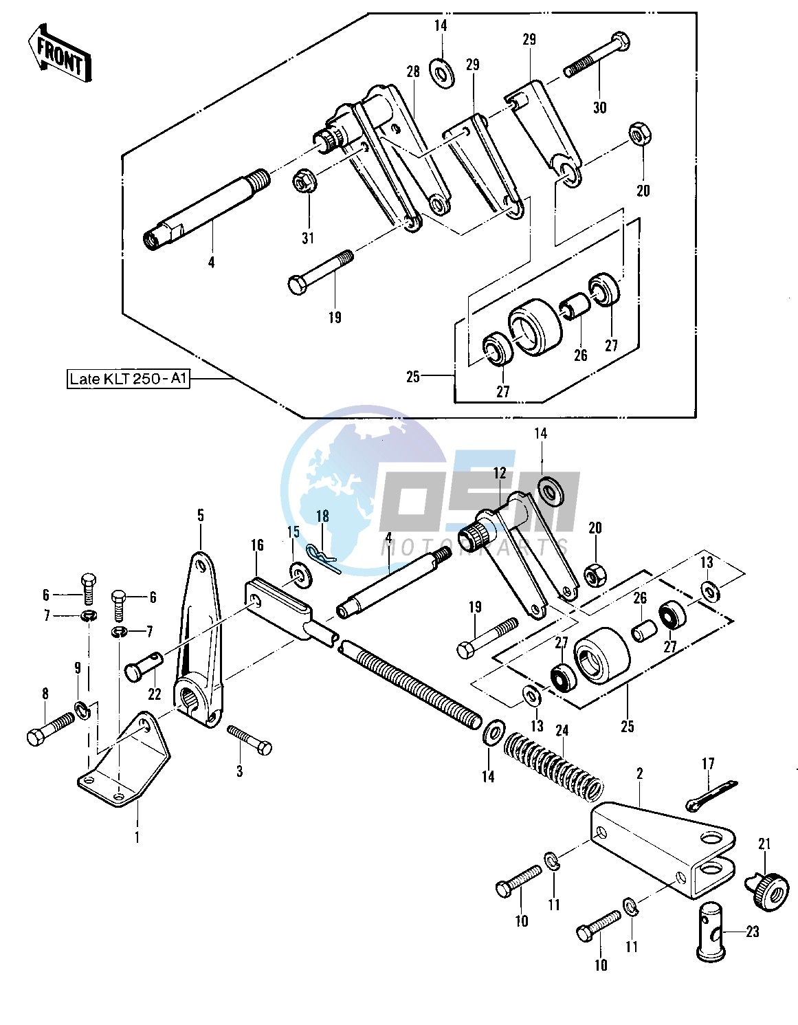 CHAIN TENSIONER -- 82 A1- -