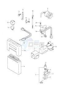 DF 140 drawing PTT Switch Engine Control Unit (2004 & Newer)