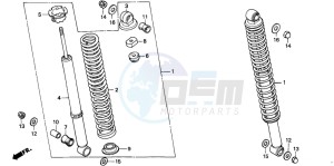 CT110 drawing REAR CUSHION (1)