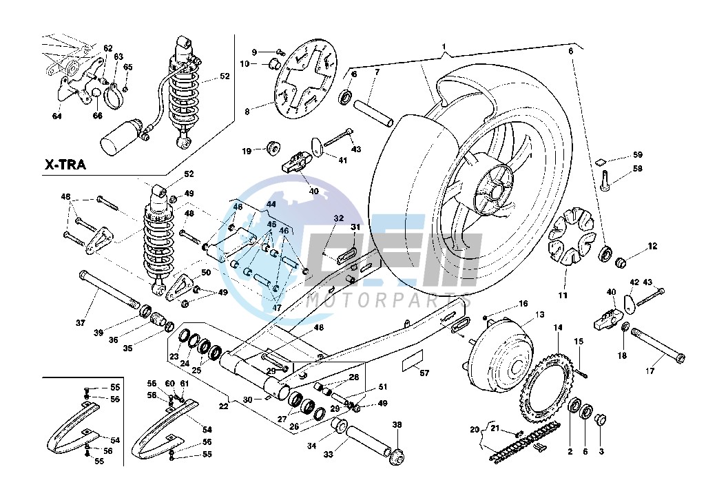 REAR SWING ARM