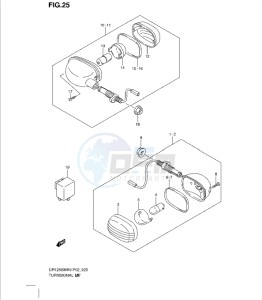 DR125SML 0 drawing TURNSIGNAL LAMP