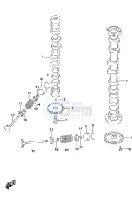 DF 70A drawing Camshaft