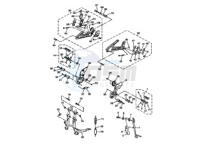 FZS FAZER 1000 drawing STANDS-FOOTREST