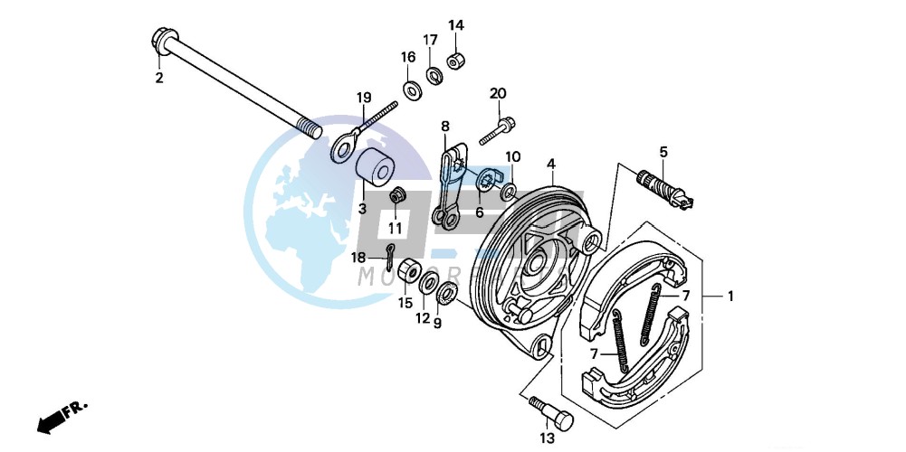 REAR BRAKE PANEL