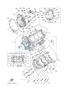 YXZ1000 YXZ10YMSJ (2HCK) drawing CRANKCASE