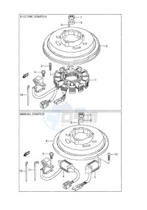 DF 9.9A drawing Magneto