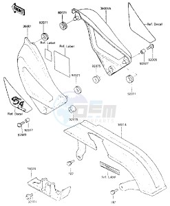 EN 450 A [454 LTD] (A1-A5) [454 LTD] drawing SIDE COVERS