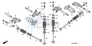 XL700VA9 Europe Direct - (ED / ABS) drawing CAMSHAFT/VALVE