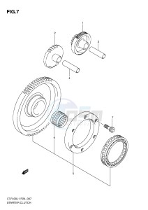 LT-F400 (P24) drawing STARTER CLUTCH