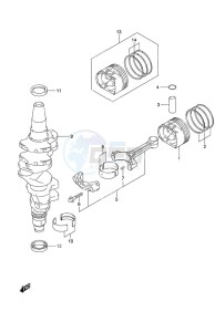 DF 40A drawing Crankshaft