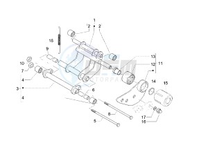 Runner VX 4T 125 drawing Swinging arm