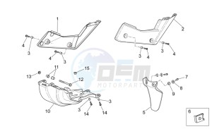 SXV 450 SXV 450-550 STREET LEGAL drawing Central body