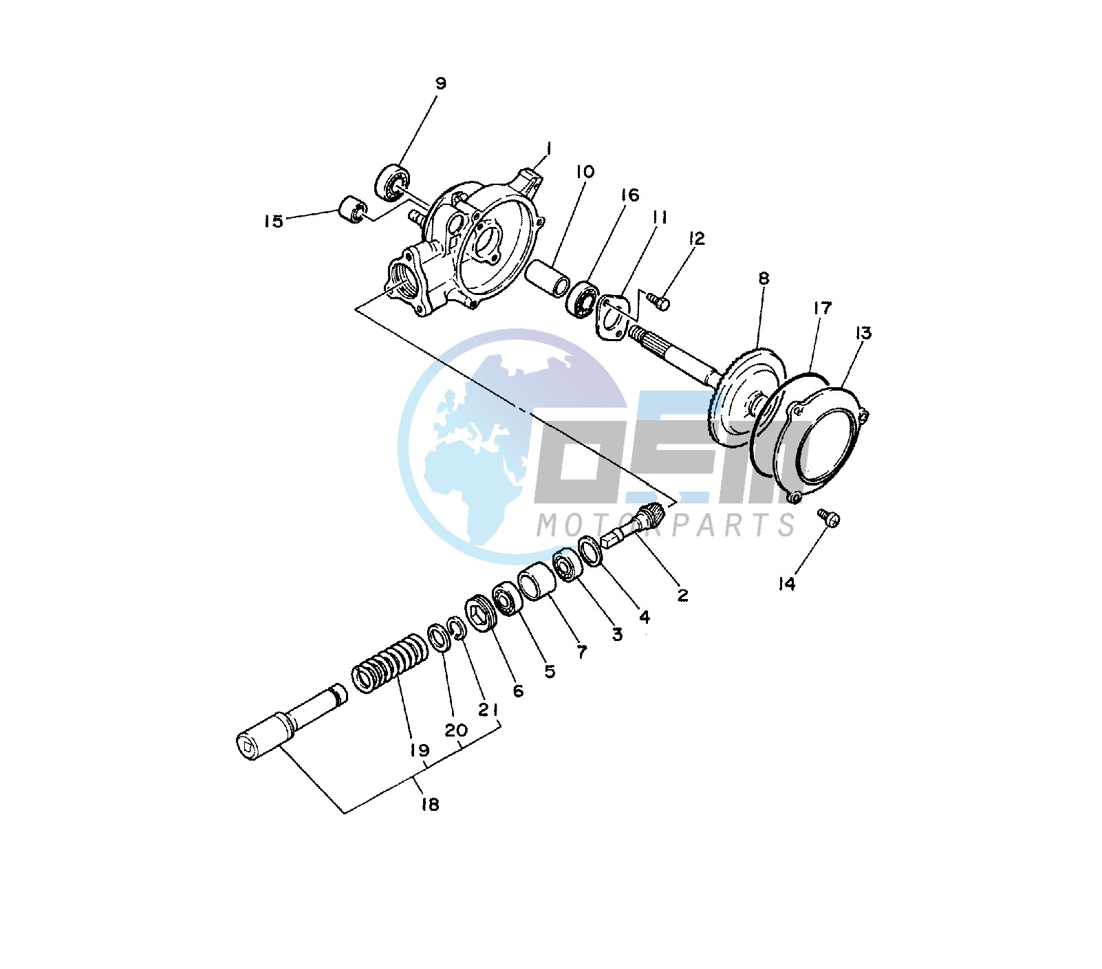 SECONDARY DRIVE GEAR