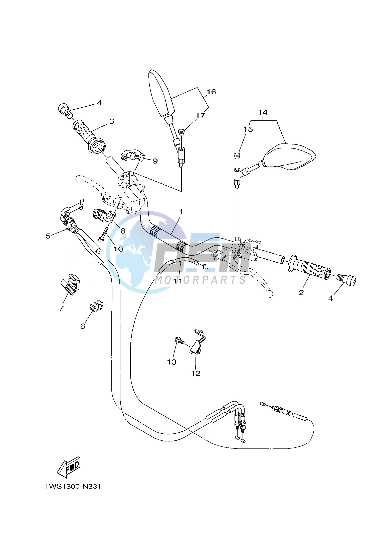 STEERING HANDLE & CABLE