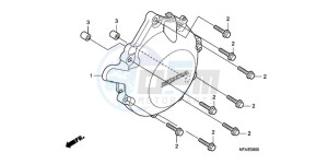 CBF1000A9 EK drawing A.C. GENERATOR COVER