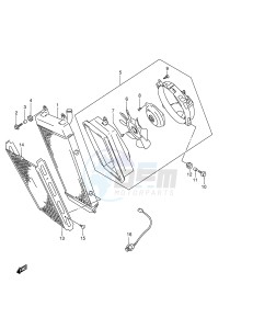 VZ800 (E3-E28) MARAUDER drawing RADIATOR