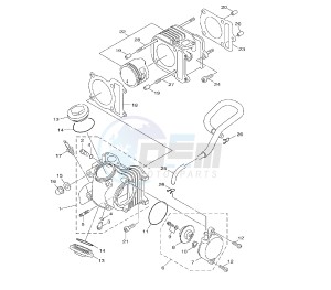 VITY 125 drawing CYLINDER AND HEAD