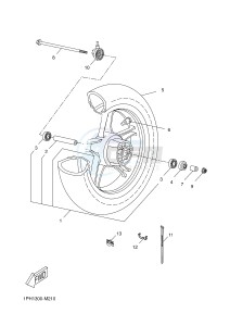 NS50N NITRO NAKED (1PL2 1PL2) drawing FRONT WHEEL