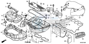 CBR1000SAG CBR1000 ED drawing AIR CLEANER